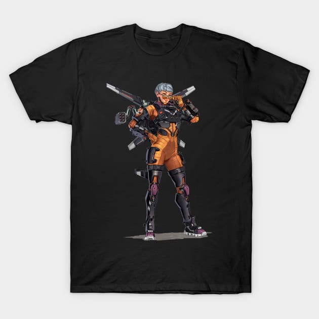 Apex Legends Valkyrie T-Shirt by Paul Draw
